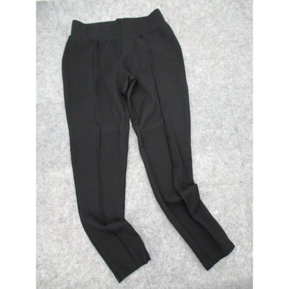 Seven 7 Womens Leggings Medium Black Pull On Ponte Leggings Casual Knit Preppy